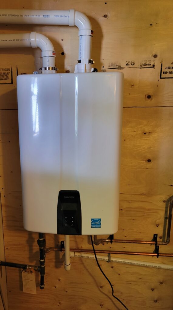 Installed Tankless Water Heater