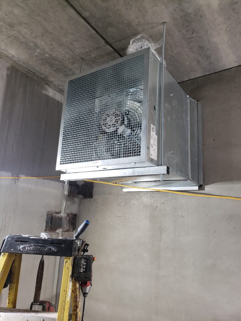 Installation Of Fan For Ventilation